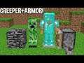 CREEPER + ARMOR = But what will HAPPEN in minecraft ???