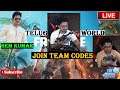 Freefire live telugu fire for 3k subs | join team codes | daily live stream