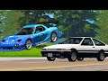 High Speed Rollover Crashes #2 | BeamNG Drive