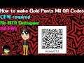 How to make Gold Pants Mii QR Code on 3DS (CFW required)