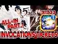 INVOCATIONS 5 ANS : ALL-IN TICKETS BRAVE SOULS (Part.1) | Bleach Brave Souls