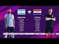 PES 2020 Master League Season 3 | Argentina vs Croatia Game play | International Friendly