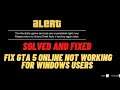 How to Fix GTA 5 Online not Working - Solved 2021