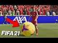 PLAYING FIFA 21 WITH A HUGE FOOTBALL!