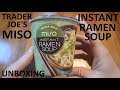 Unboxing Trader Joe's Miso Instant Ramen Soup Cup