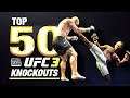 EA SPORTS UFC 3 - TOP 50 UFC 3 KNOCKOUTS - Community KO Video ep. 13