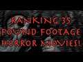 13 Days of Halloween - Tier Lists: Ranking 35 Found Footage Horror Movies
