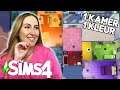 ELKE KAMER IS EEN ANDERE KLEUR! 😱 - Sims 4 Challenge