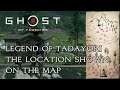 GHOST OF TSUSHIMA - The Legend of Tadayori Map Location