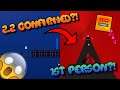 *LEAKED* 2.2 GEOMETRY DASH FOOTAGE!! 1ST PERSON GEOMETRY DASH?!