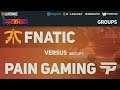 Fnatic vs Pain Gaming Game 1 (BO3) | Epicenter Major Group Stage Day 1
