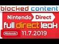 FULL Nintendo Direct LEAK (November 6th?!) + Final Smash DLC Announced - LEAK SPEAK