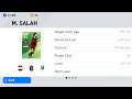 M. Salah Max Level POTW Jan 9 20 eFootball PES 2020 Mobile