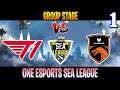 T1 vs TNC Game 1 | Bo2 | Group Stage One Esports SEA League | DOTA 2 LIVE