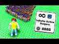 Unlocking The INFINITE HELPER UPGRADE in roblox building simulator