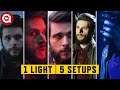 5 Lighting TRICKS Using 1 LIGHT (cinematography hacks)