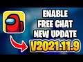 AMONG US FREE CHAT PROBLEM SOLVE | CAN'T TYPE PROBLEM FIXED (LATEST UPDATE)
