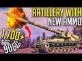 Artillery with New Ammo HITS HARD! ► World of Tanks SandBox Test Server