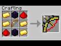 Minecraft UHC but you can craft a "Hacker Bow"...