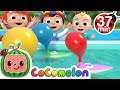 Balloon Boat Race + More Nursery Rhymes & Kids Songs - CoComelon