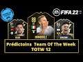 FIFA 22 Prédictions Team Of The Week 12 Bernardo Silva ,  Immobile , Simeone ( PS5 )