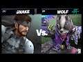 Super Smash Bros Ultimate Amiibo Fights   Request #3999 Snake vs Wolf
