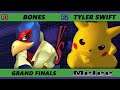 S@X 417 GRAND FINALS - Tyler Swift (Pikachu) Vs. Bones [L] (Falco) Smash Melee - SSBM