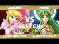 Glitch 7 SSBU - NRG Nairo (Ganon, Palu) VS eUnited Samsora (Peach) Smash Ultimate Losers Quarters