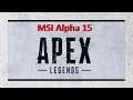 MSI Alpha 15 A3DD: Apex Legends benchmark test (AMD Ryzen 7 3750H, Radeon RX 5500M)
