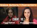 Voice Actors/Characters - Resident Evil 2 (2019)