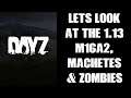 DayZ Update 1.13 Lets Look At The NEW M16, ATOG 6x Scope, Machetes & NEW Infected Zombie Types!