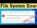 How To Fix File System Error (-2147219195) In Windows 10