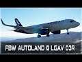Landing 03R @ FlyTampa's Athens Eleftherios Venizelos LGAV  | FlyByWire A32NX Mod