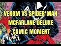 VENOM VS SPIDER-MAN MCFARLANE DELUXE COMIC MOMENT