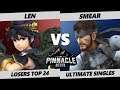 Pinnacle 2019 SSBU - Len (Dark Pit) Vs. DQ | Smear (Snake) Smash Ultimate Tournament Losers Top 24