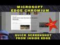 Quick Screenshot Any Web Page with Microsoft Edge Chromium