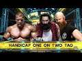 WWE 2K16 Triple H VS Luke Harper,Erick Rowan 1 VS 2 Handicap Tag Match