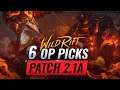 6 OP PICKS for Patch 2.1A - Wild Rift (LoL Mobile)