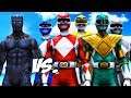 BLACK PANTHER VS POWER RANGERS (Mighty Morphin)