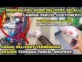 BRADER TENDANG PARCEL SHOPEE Depan Abang Delivery | Menganjing Rider Selalu CAMPAK PARCEL CUSTOMER!!