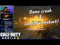 Ranked comeback after my game crashed! | CoD Mobile