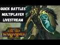 Come At Me Bro. Total War Warhammer 2 Multiplayer Quick Battles. A Chill Live Stream