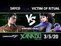 F@X 344 Tekken 7 - Sayco (Dragunov) Vs. Victim of Ritual (Zafina) T7 Winners Finals