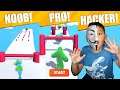 NOOB vs PRO vs HACKER en Blob Runner 3D Gameplay | Juegos Karim Juega