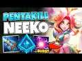 OMG! THIS NEEKO BUILD IS ABSOLUTELY BUSTED! AOE NUKE EVERYONE (PENTAKILL) - League of Legends