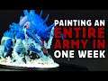 Painting An ENTIRE WARHAMMER 40K ARMY IN 1 WEEK