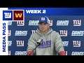 Postgame Interviews: Giants vs. Washington Week 2 | Joe Judge, Daniel Jones, Saquon Barkley
