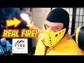 Scorpion and Sub-Zero Review the Pyro Mini! [Real fireball shooter] | MK11 PARODY!