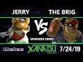 S@X 312 SSBM - Jerry (Fox) Vs. The Brig (Captain Falcon) Smash Melee Winners Semis
