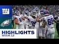 TOP HIGHLIGHTS: Giants vs. Eagles Week 12 | New York Giants